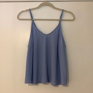Blue Cropped Tank